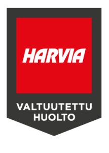 Harvia Valtuutettu Huoltoliike -logo